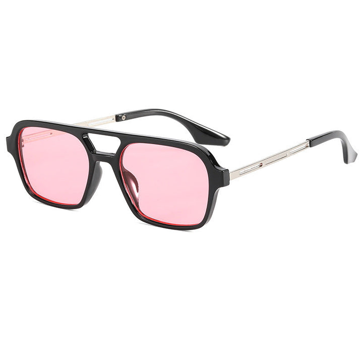 Women's Designer Sunglasses with Elegant Transparent Frame and Yellow Lenses Kalsten