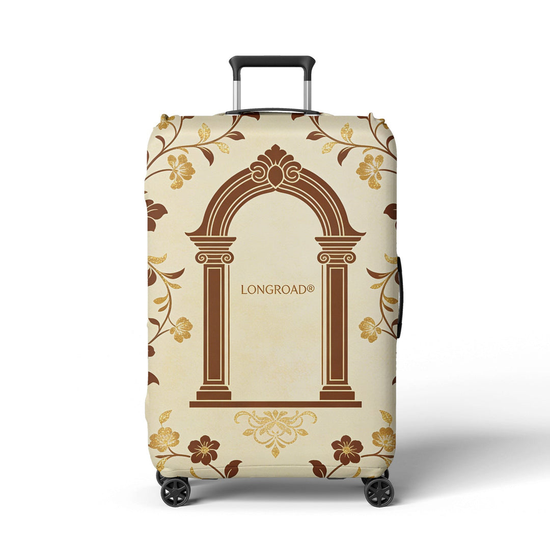 Women's Travel Trolley Kalsten  with elegant baroque pattern
