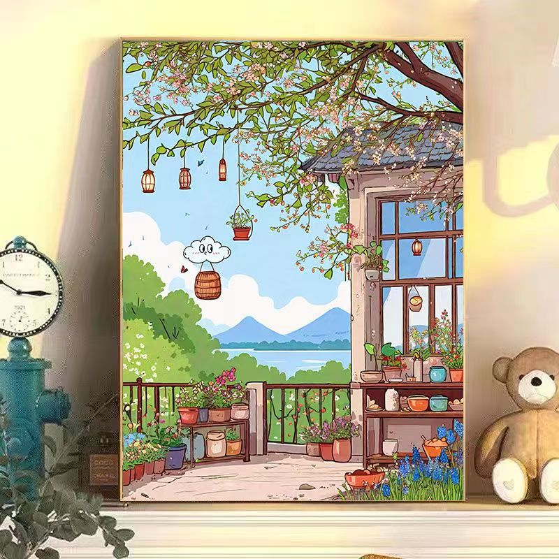 Urban Café Landscape Wall Art Kalsten