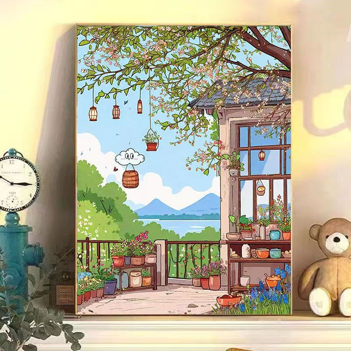 Urban Café Landscape Wall Art Kalsten