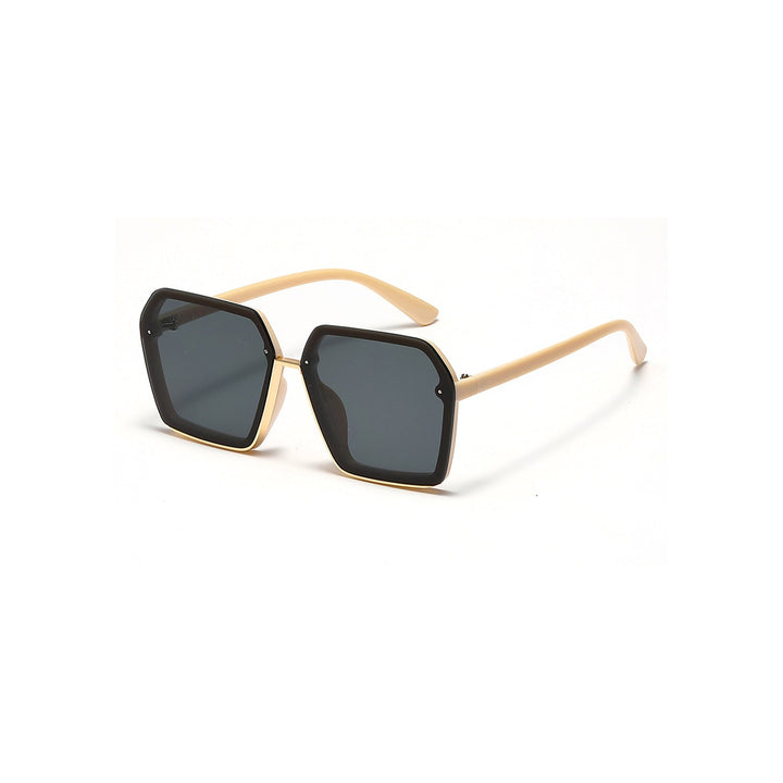 Women's creative oversized sunglasses with unique geometry Kalsten