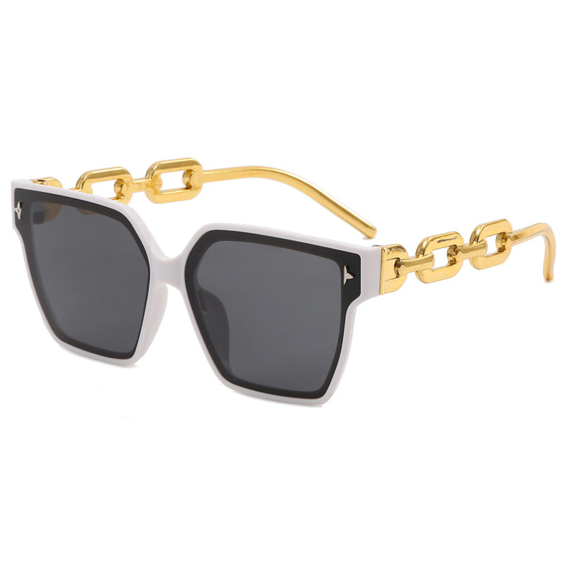 Ladies fashionable square sunglasses with luxurious accents Kalsten