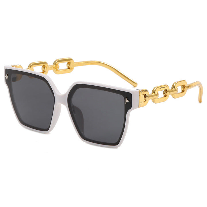 Ladies fashionable square sunglasses with luxurious accents Kalsten