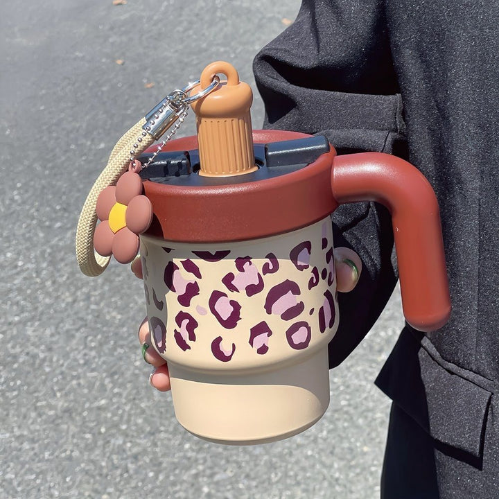 Ladies insulating cup with creative handle and animal design Kalsten