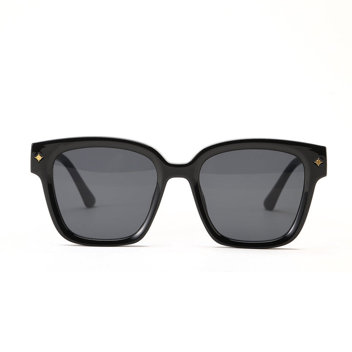 Women's fashionable square sunglasses with transparent frame Kalsten