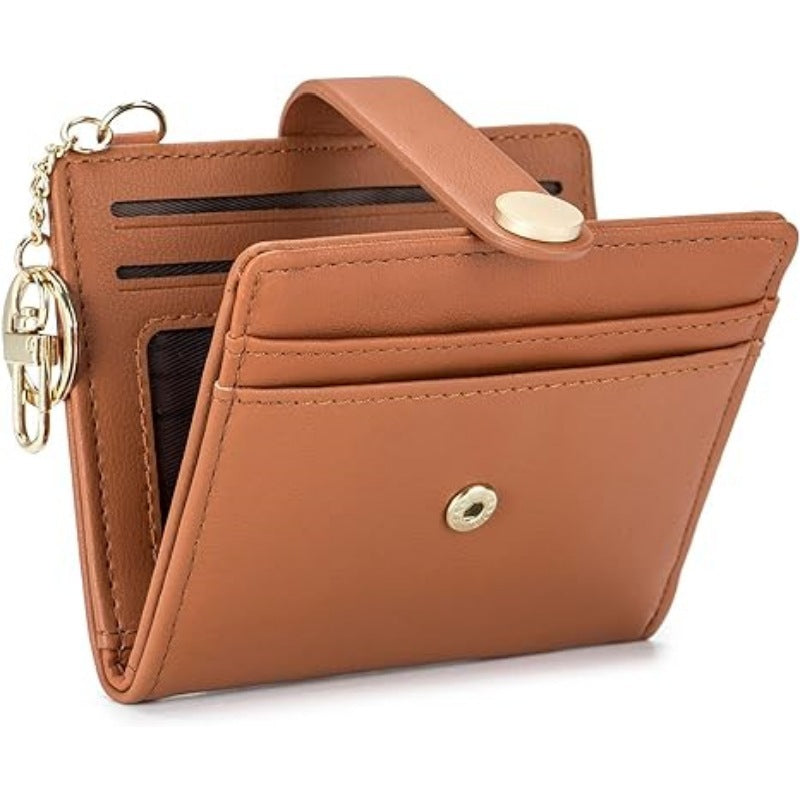 Compact card holder with keychain Kalsten