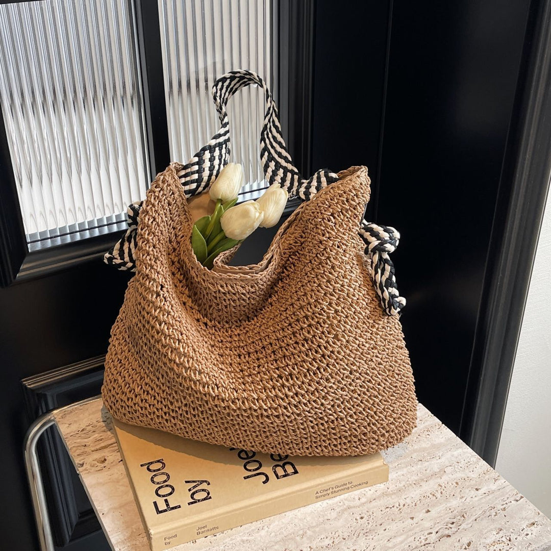 Large Handwoven Basket Shopper Kalsten