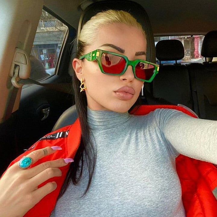 Women's Fashion Sunglasses in a striking design with Honeyglass and textured frame Kalsten