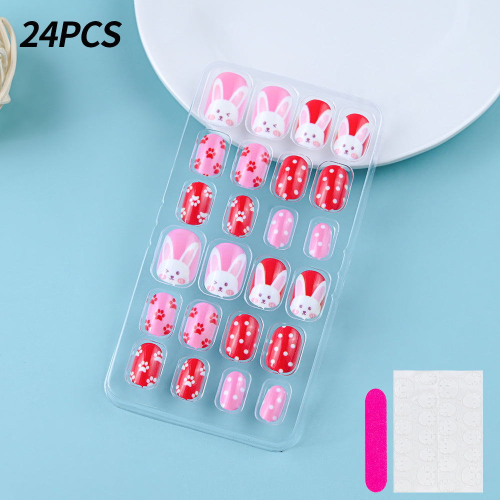 Themed Summer Beach Nail Art Press-On Nails Kalsten