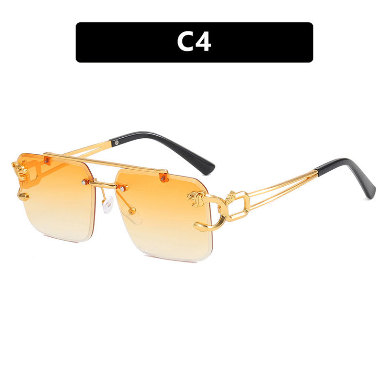 Women's square sunglasses with elegant decorative details Kalsten
