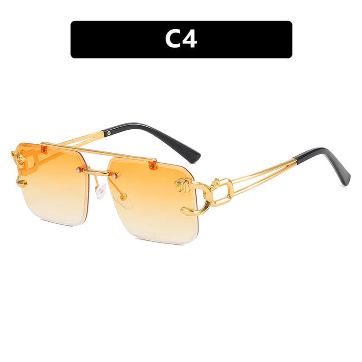 Women's square sunglasses with elegant decorative details Kalsten