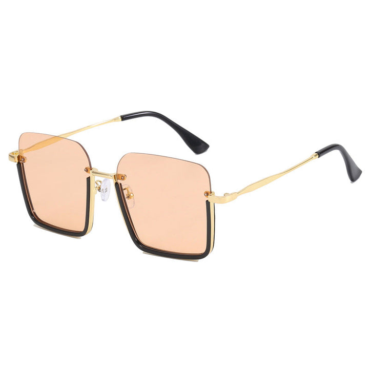 Women oversized sunglasses with elegant geometric frame Kalsten
