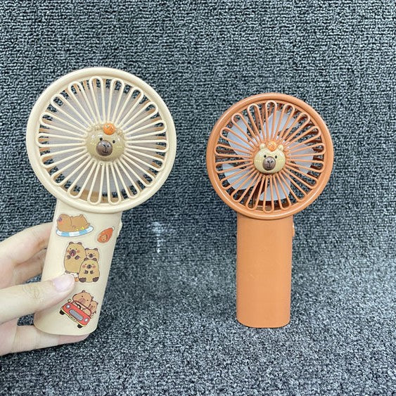 Unisex Portable Hand Fan with Cute Animal Design and USB Charging Function Kalsten