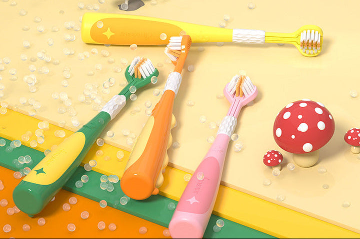 Triple-Sided Soft Bristle Toothbrush Set Kalsten
