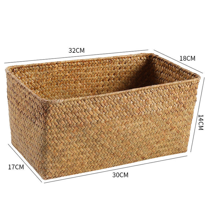 Unisex storage basket made of natural materials Kalsten