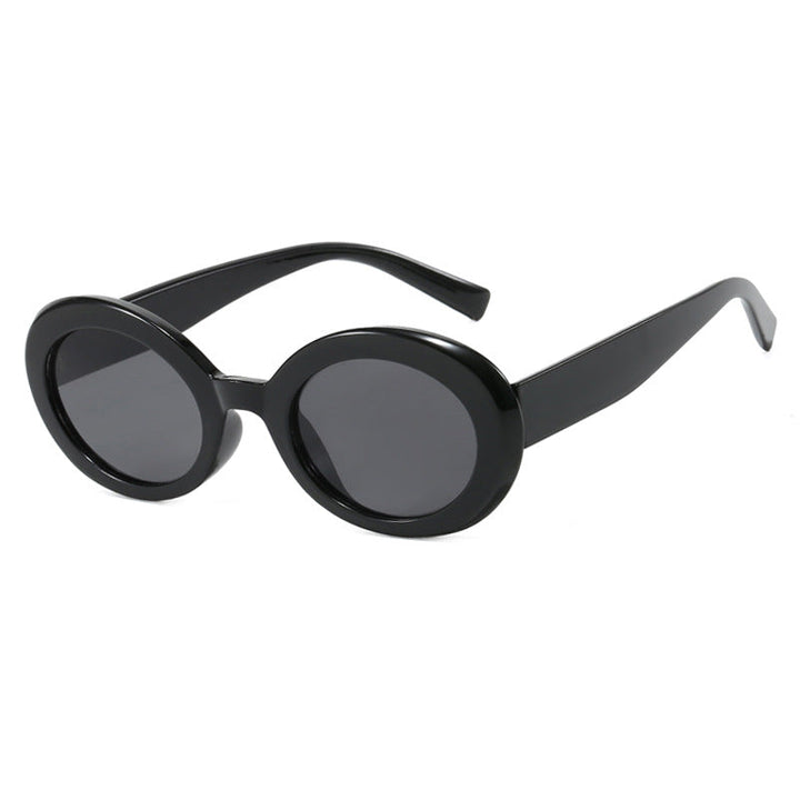 Women's round sunglasses with elegant plastic frame and UV protection Kalsten