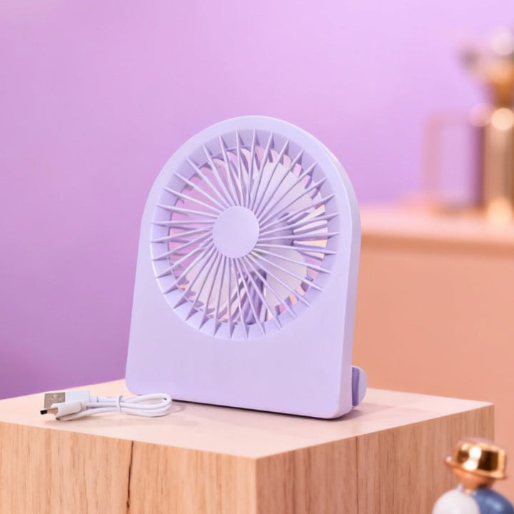 Ladies Compact Table Fan with USB Connection and Quiet Operating Modes Kalsten
