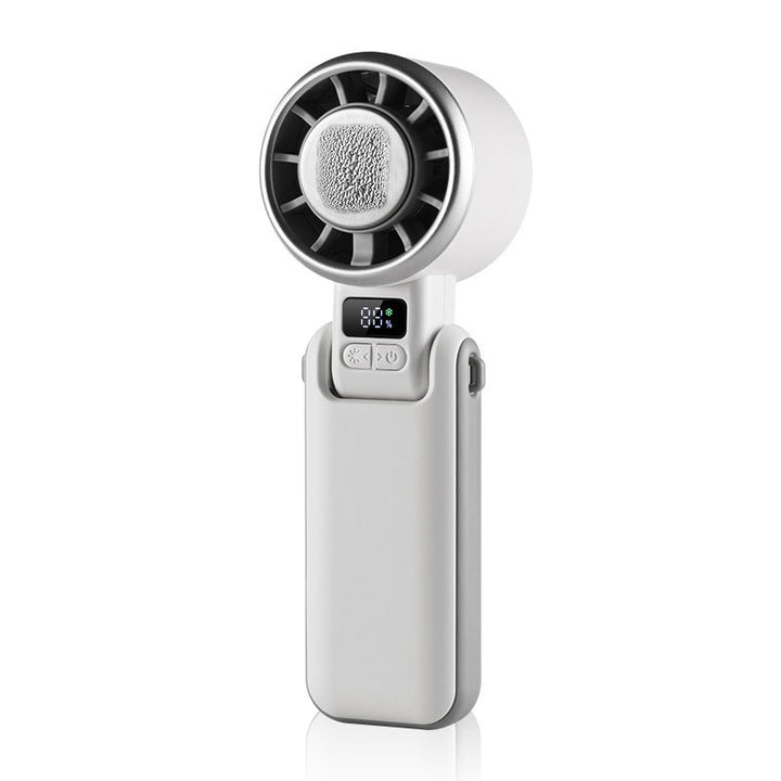 Women Portable Handheld Fan with LCD Display and Variable Speed Control Kalsten