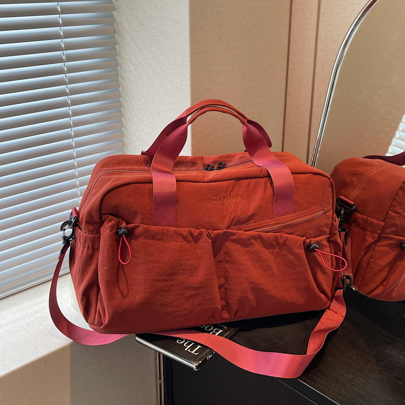 Sporty and Functional Travel Bag with Multiple Outer Pockets Kalsten
