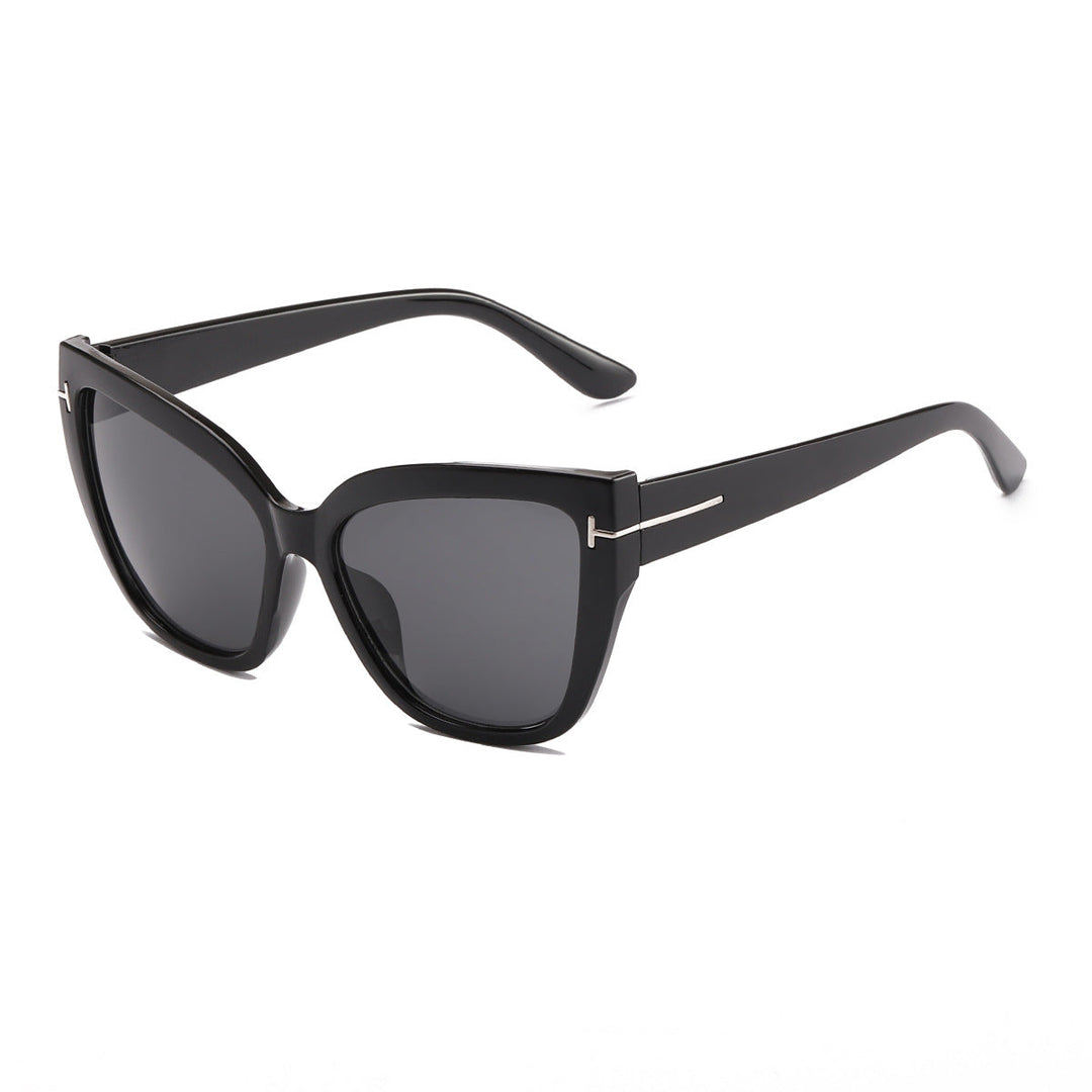 Ladies Cat-Eye Sunglasses with Fashionable Structured Frame Kalsten