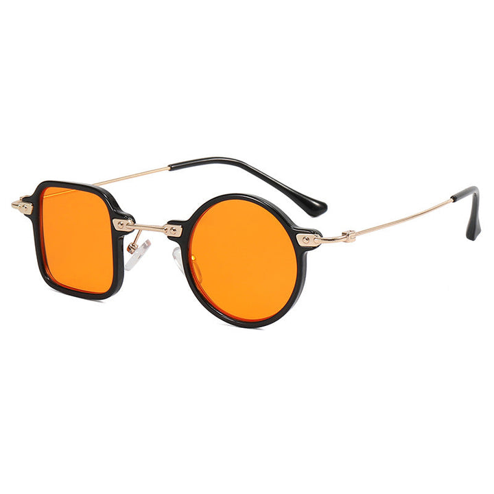Ladies elegant round hybrid glasses with square design Kalsten