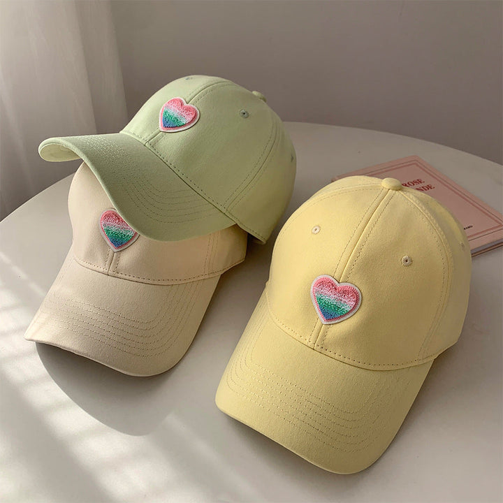 Women's Casual Heart Embroidered Baseball Cap Kalsten