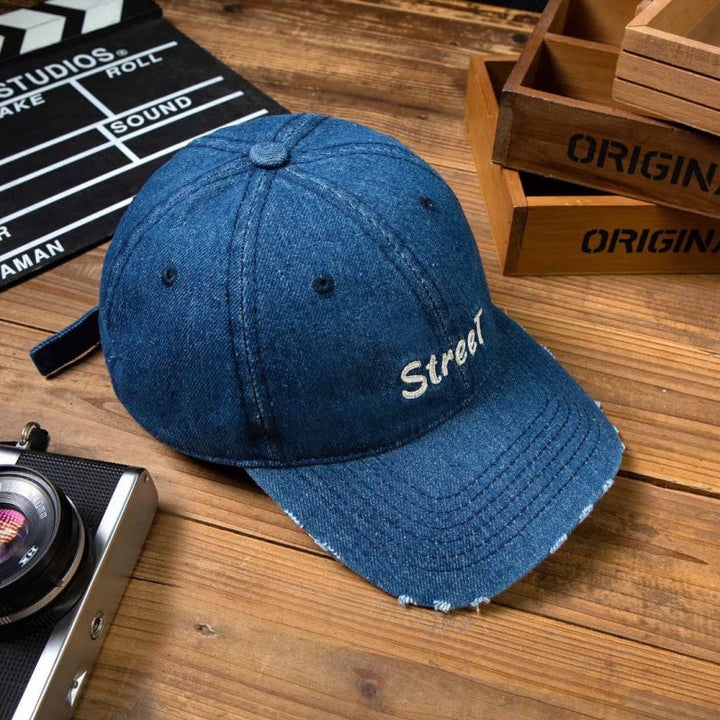 Women's Distressed Denim Baseball Cap Kalsten 1784084141