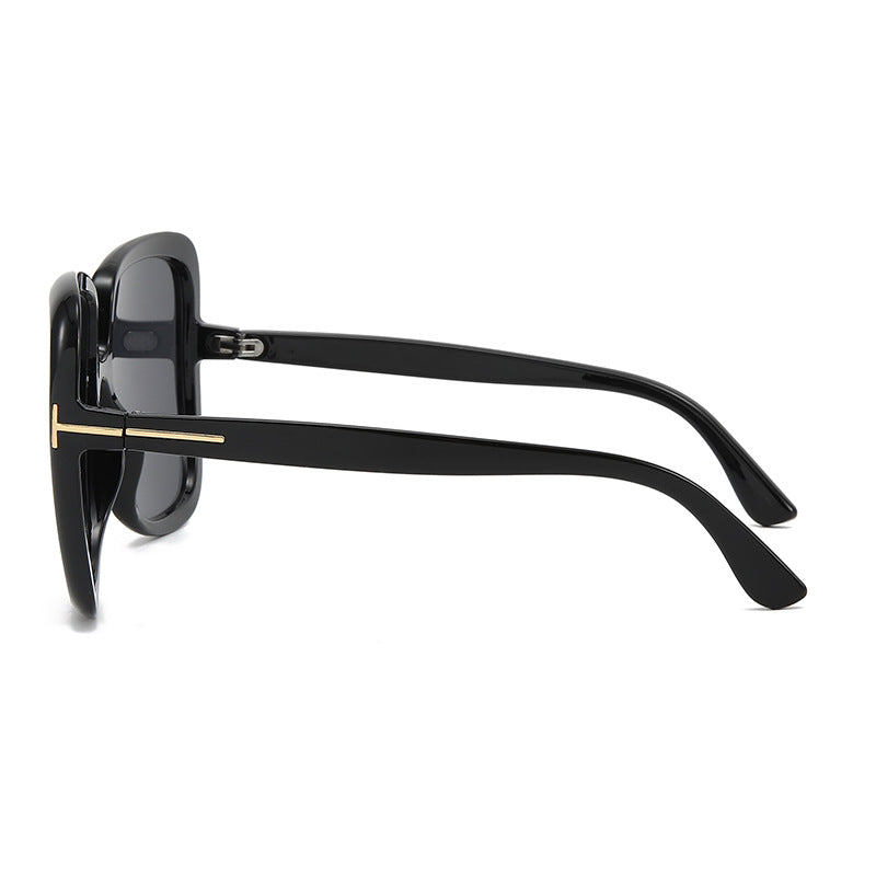 Women elegant oversized sunglasses with delicate frame Kalsten