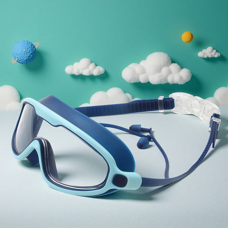 Waterproof swimming goggles with adjustable nose piece Kalsten