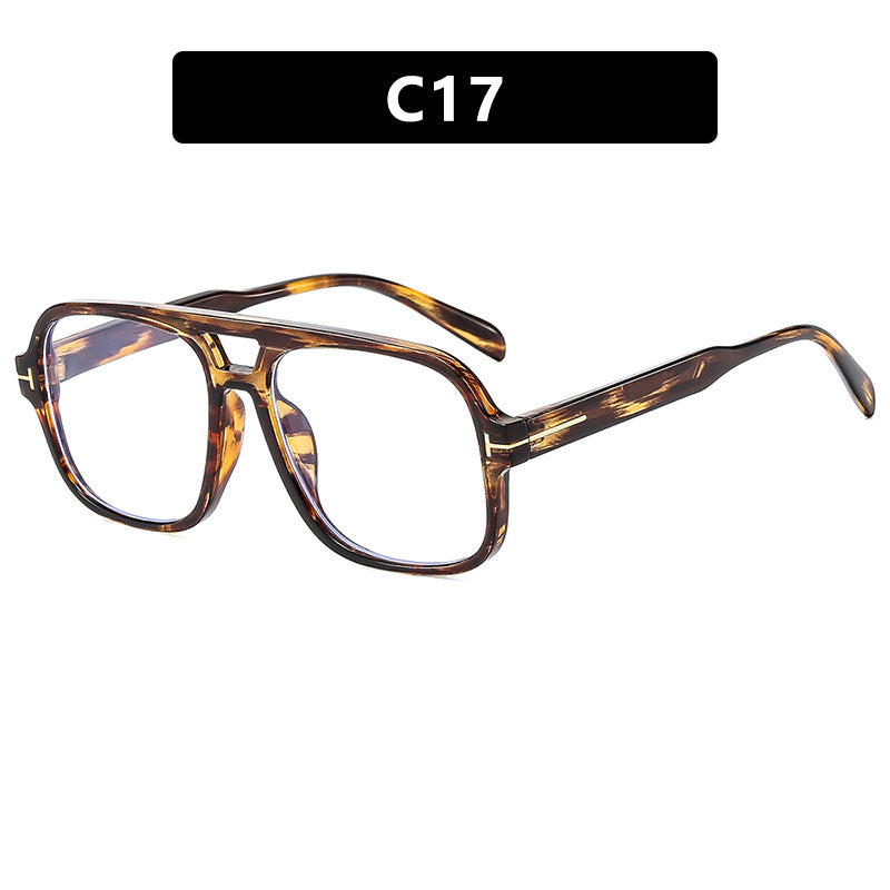 Ladies square designer glasses with delicate frame and modern plastic material Kalsten