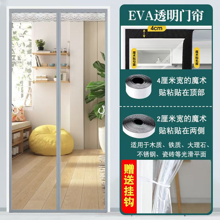Transparent Door Curtain Kalsten