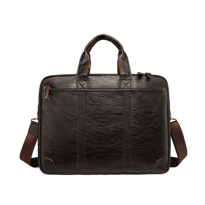 Classic Leather Business Laptop Briefcase kalsten