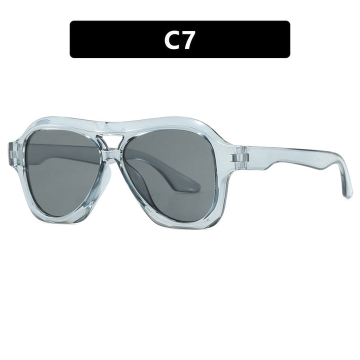 Ladies fashionable sunglasses in innovative design with wide frame Kalsten