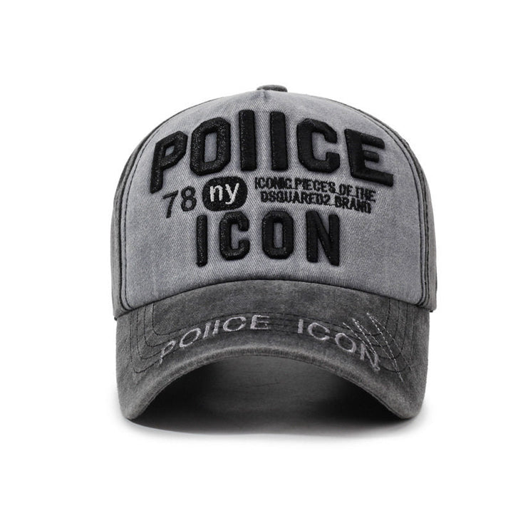 Men's Vintage-Inspired Embroidered Baseball Cap Kalsten