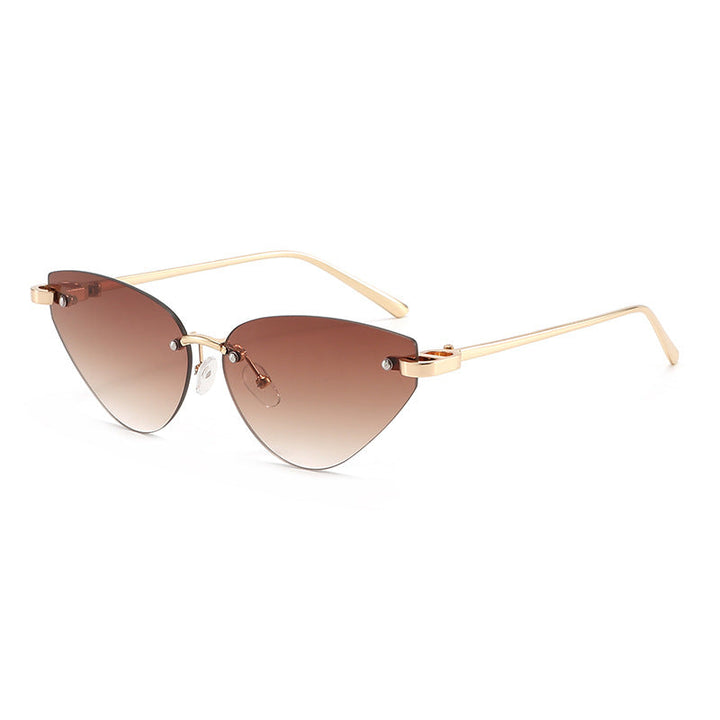 Women elegant Cat-Eye sunglasses with ultra-light metal frame Kalsten