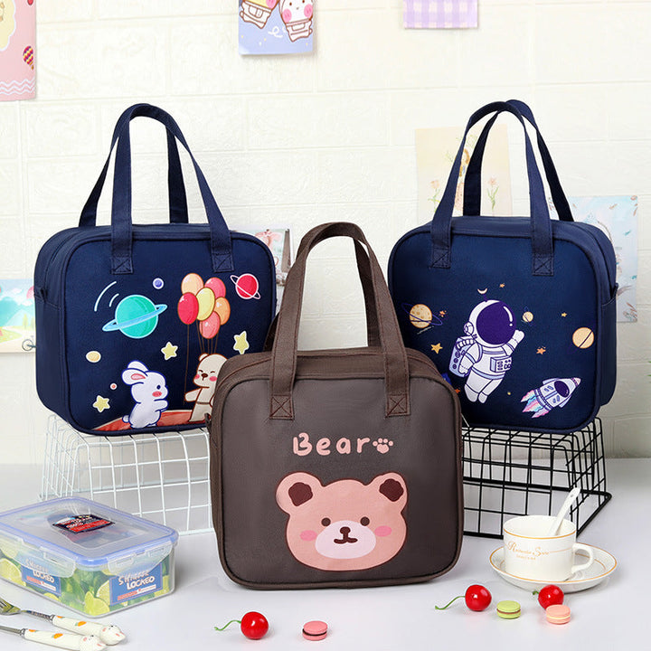 Children's Insulated Bear-Themed Lunch Bag Kalsten