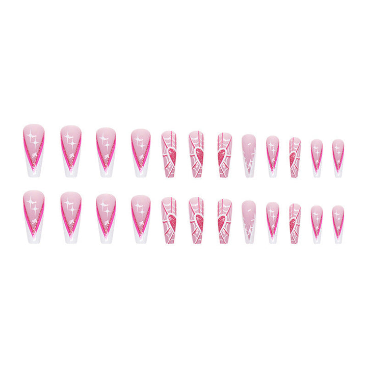 Artistic Spider-Web Press-On Nail Tips Kalsten