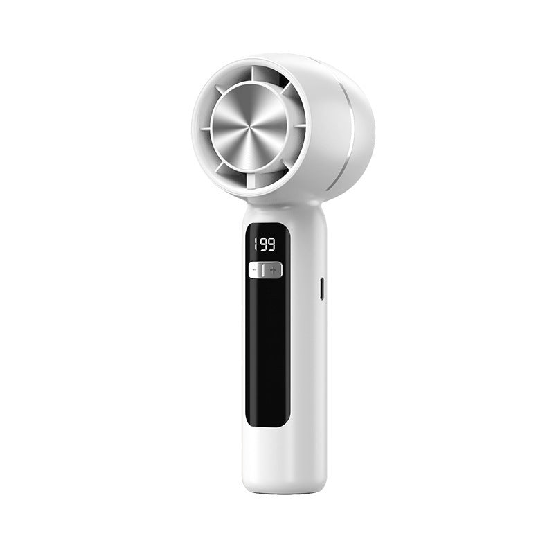 Ladies portable handheld fan with digital temperature display Kalsten