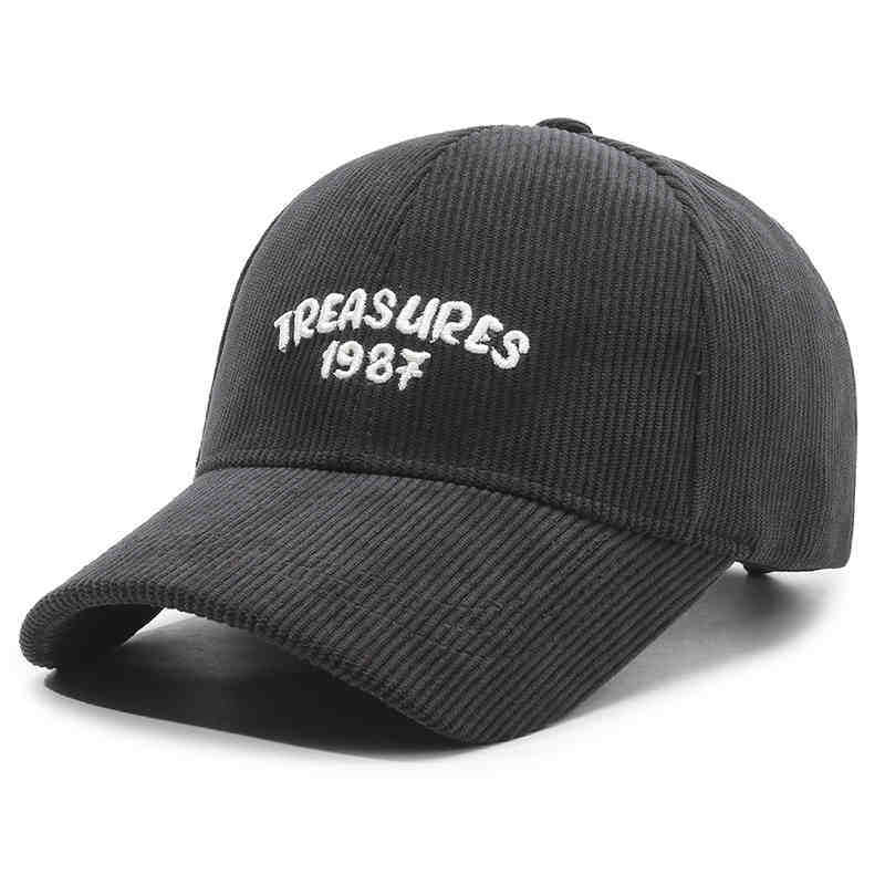 Women's Corduroy Embroidered Baseball Cap Kalsten