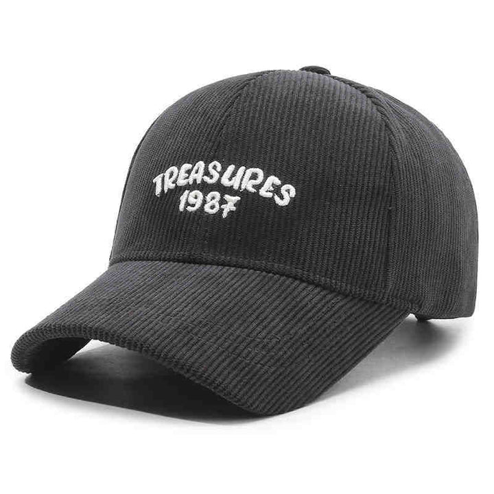 Women's Corduroy Embroidered Baseball Cap Kalsten