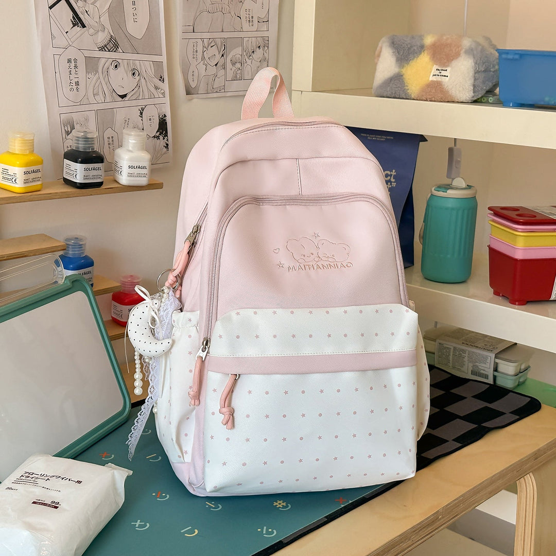 Charming Multi-Pocket School Backpack