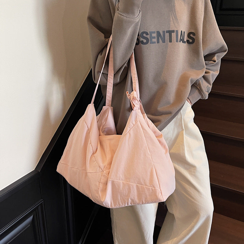 Textured Fabric Shoulder Hobo Bag Kalsten