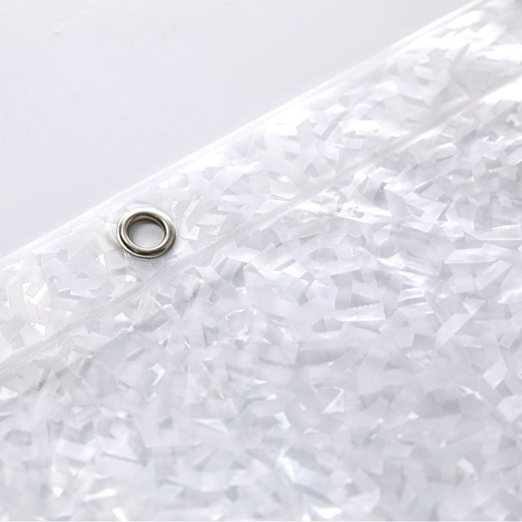 Elegant Textured Shower Curtain Kalsten