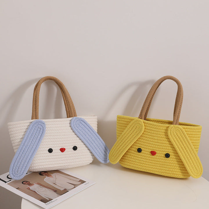 Playful fabric bag with animal motif Kalsten