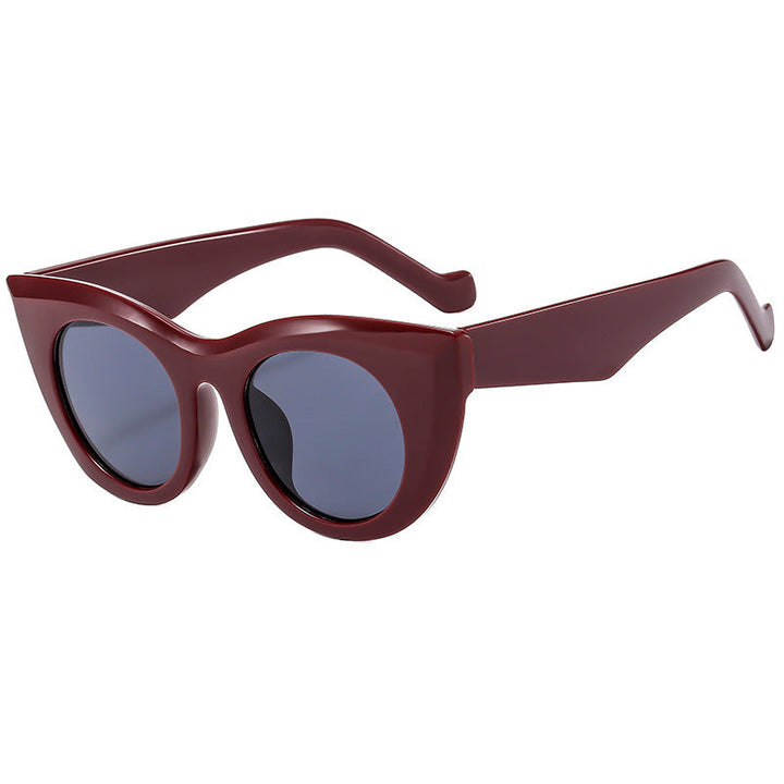 Women's Cat-Eye Sunglasses with Transparent Frame and Polarized Lenses Kalsten