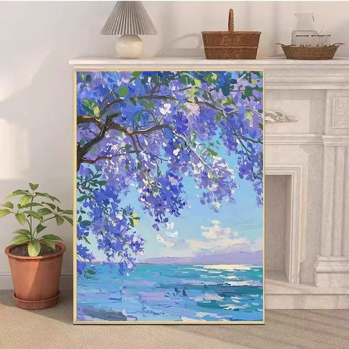Lush Lavender Floral Canvas Art Print Kalsten