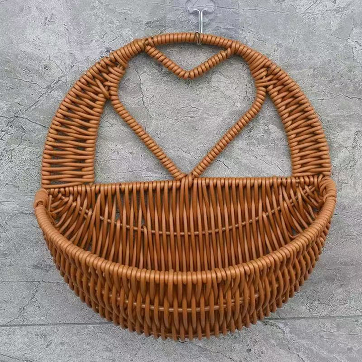 Heart-Shaped Woven Storage Basket Kalsten