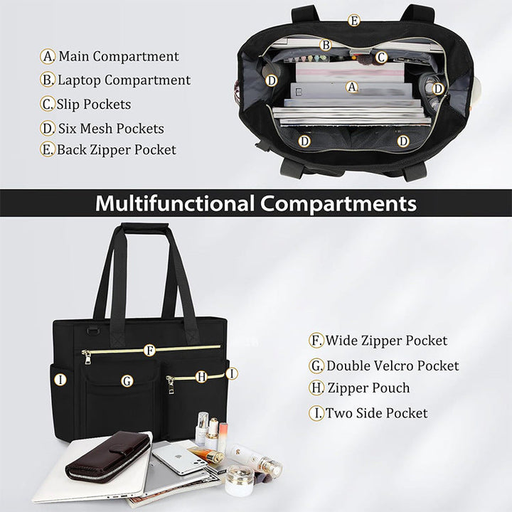 Practical Laptop Bag with Versatile Compartments Kalsten