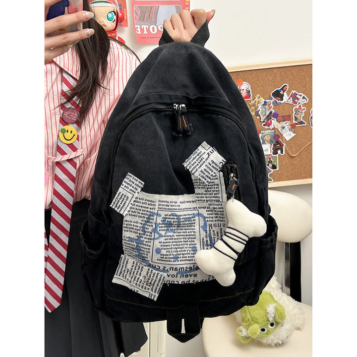 Artistic Multi-Pocket School Backpack Kalsten