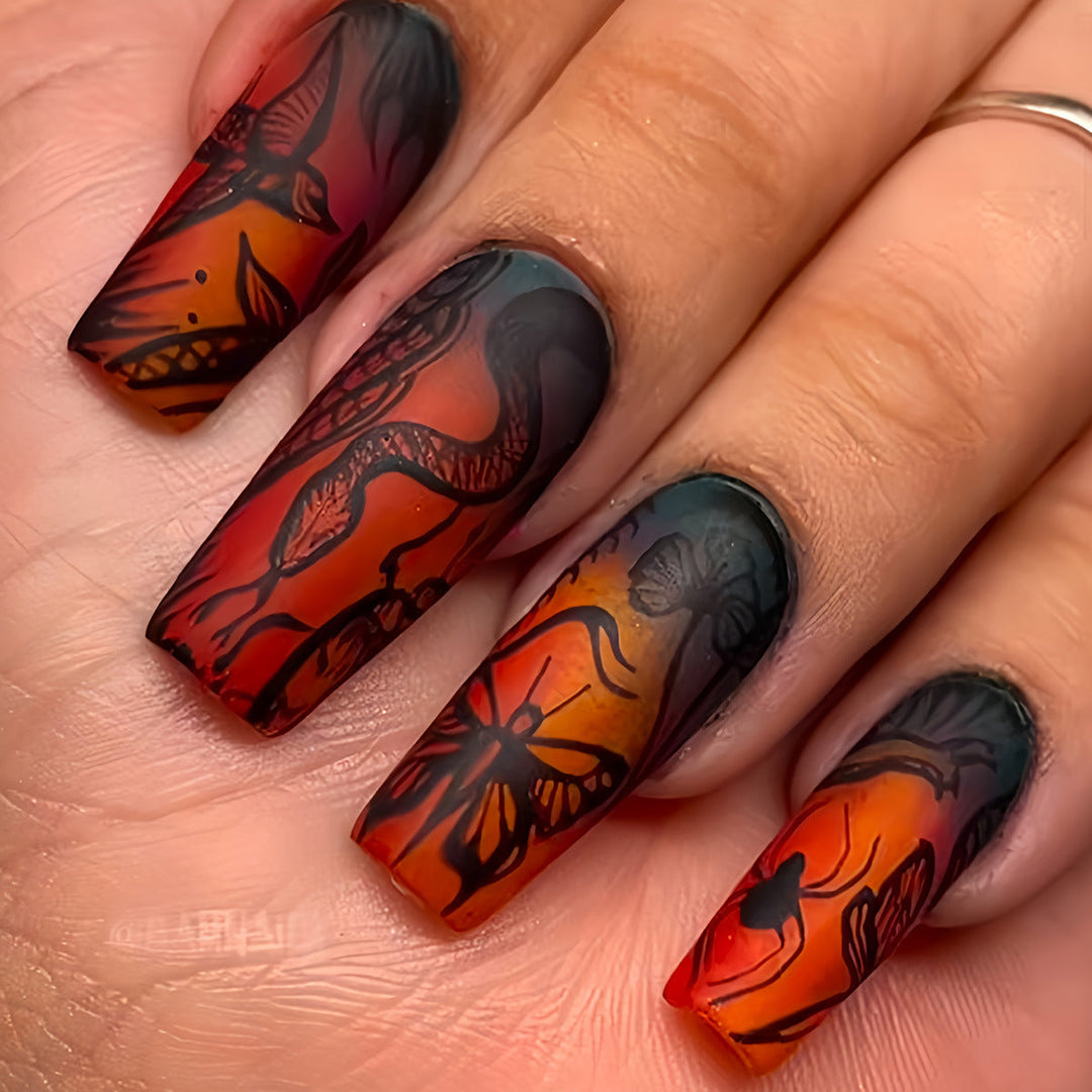 Artistic Abstract Press-On Nails Kalsten